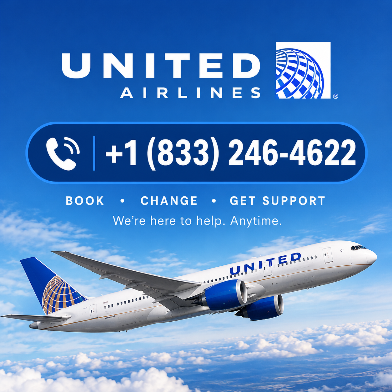 +1 833 246 4622 || United Airlines Head Office
