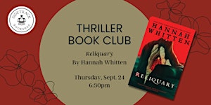 Thriller Book Club - Reliquary