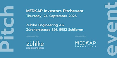 MEDKAP Investor's Pitchevent at Zühlke