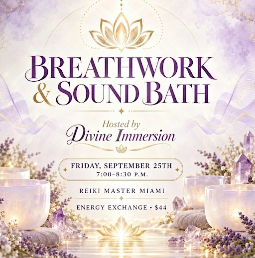 Breathwork and Sound bath journey