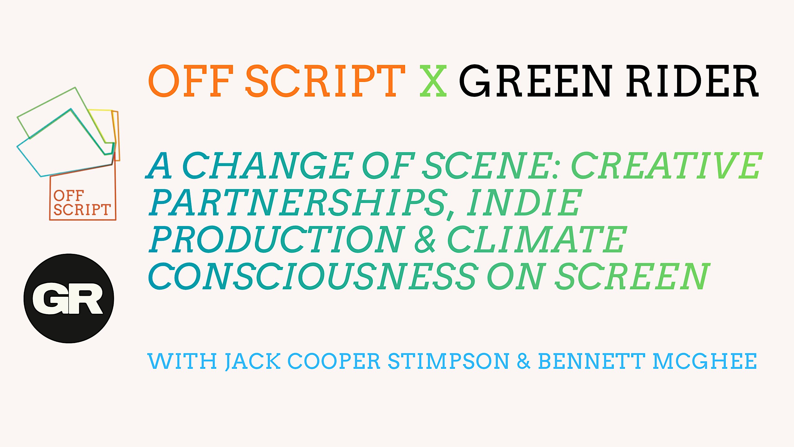 Creative Partnerships, Indie Production & Climate Consciousness on Screen