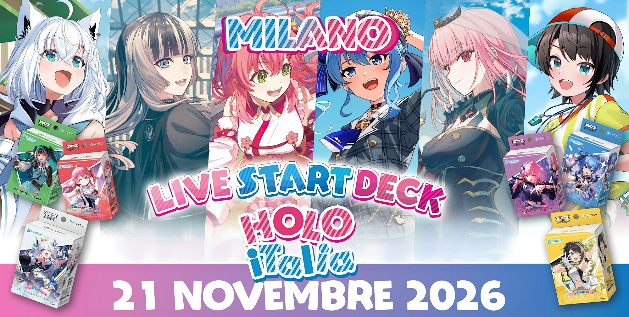 HOLOLIVE - LIVE START DECK DAY - MILANO