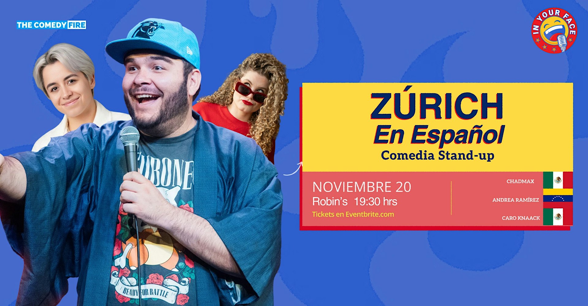 Zúrich en Español #11 - Show de comedia stand-up | de México y Venezuela