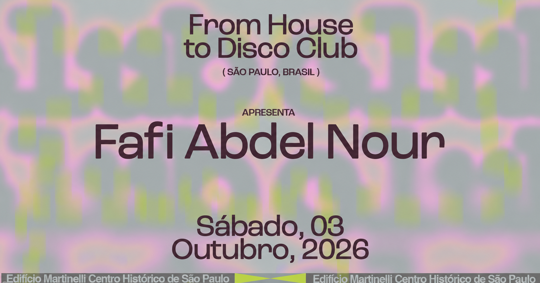From House to Disco Club presents Fafi Abdel Nour