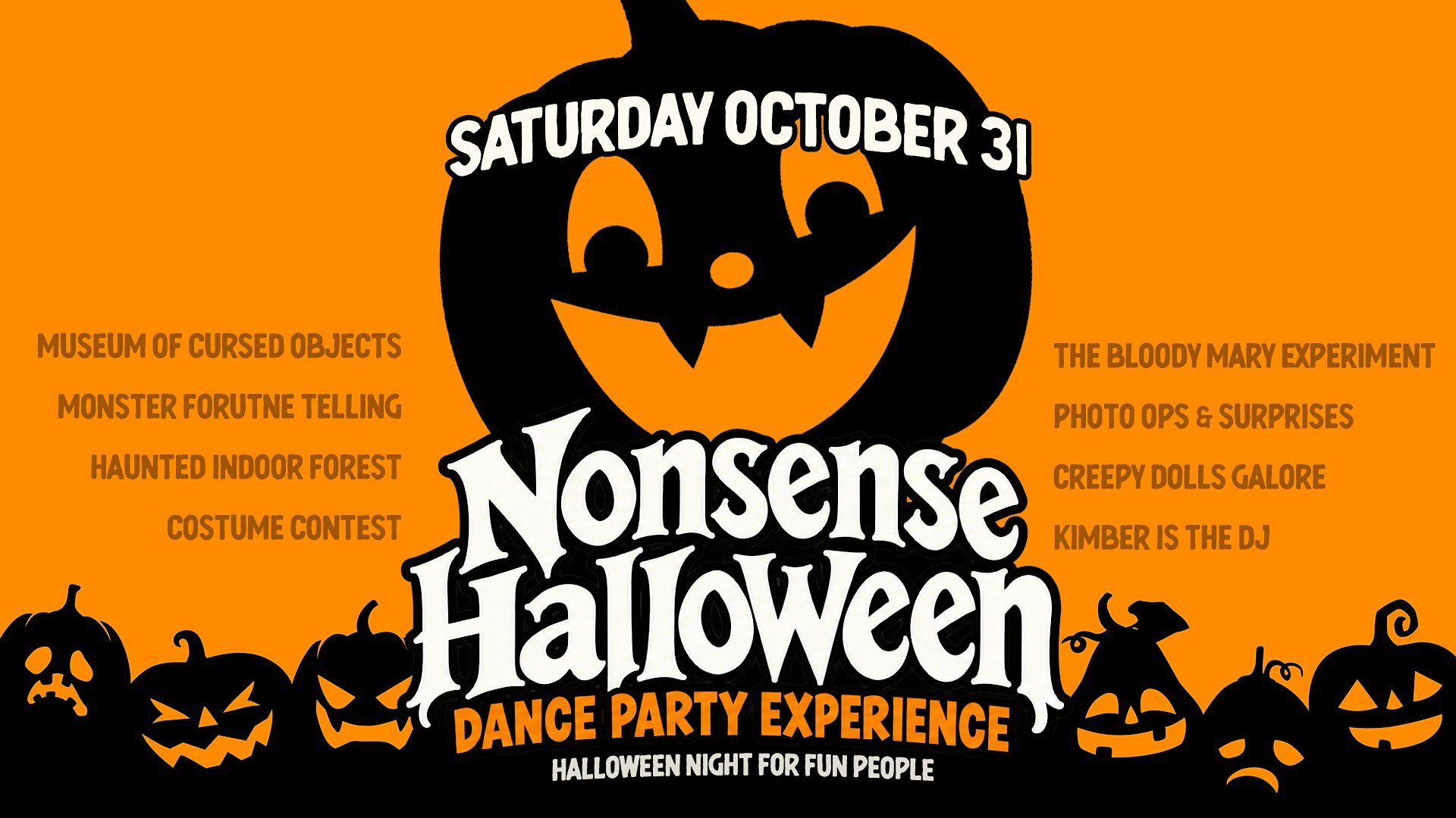 Nonsense Halloween Dance Party Experience