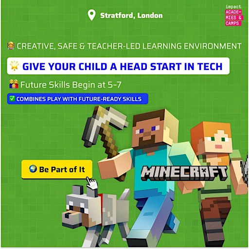 Impact Coding & Robotics Classes for kids aged 5-17 in Stratford