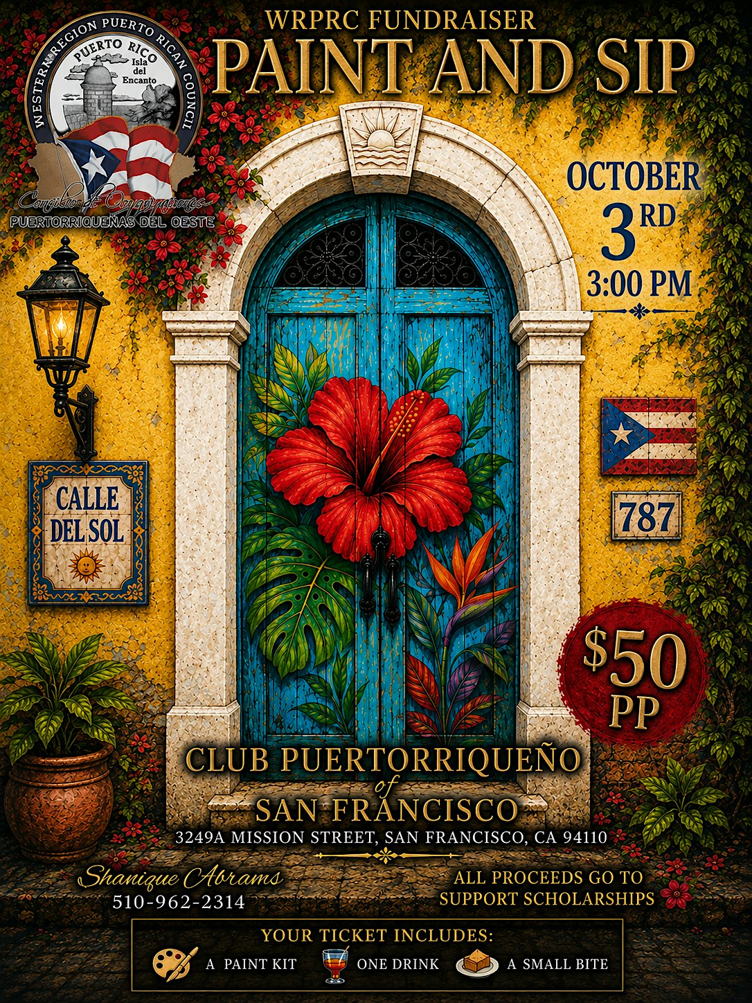 Paint and Sip WRPRC scholarship fundraiser