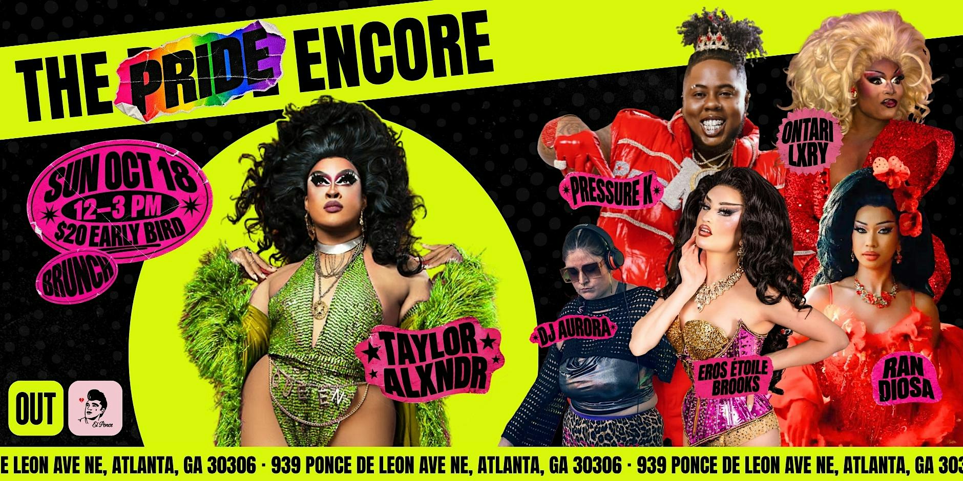 THE PRIDE ENCORE: A Drag Brunch at El Ponce