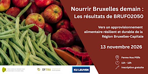 Nourrir Bruxelles demain :  Les résultats de BRUFO2050