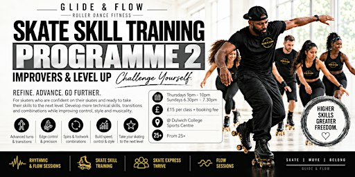 Skate Skill Training  Programme 2 - Improver / Level Up