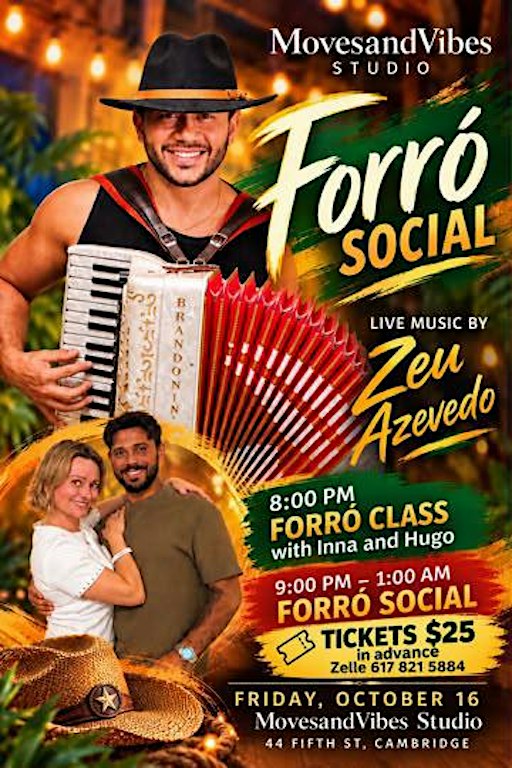 Forró Social Featuring Live Music by Zeu Azevedo