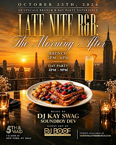The Morning After | NYC Brunch & Day Party