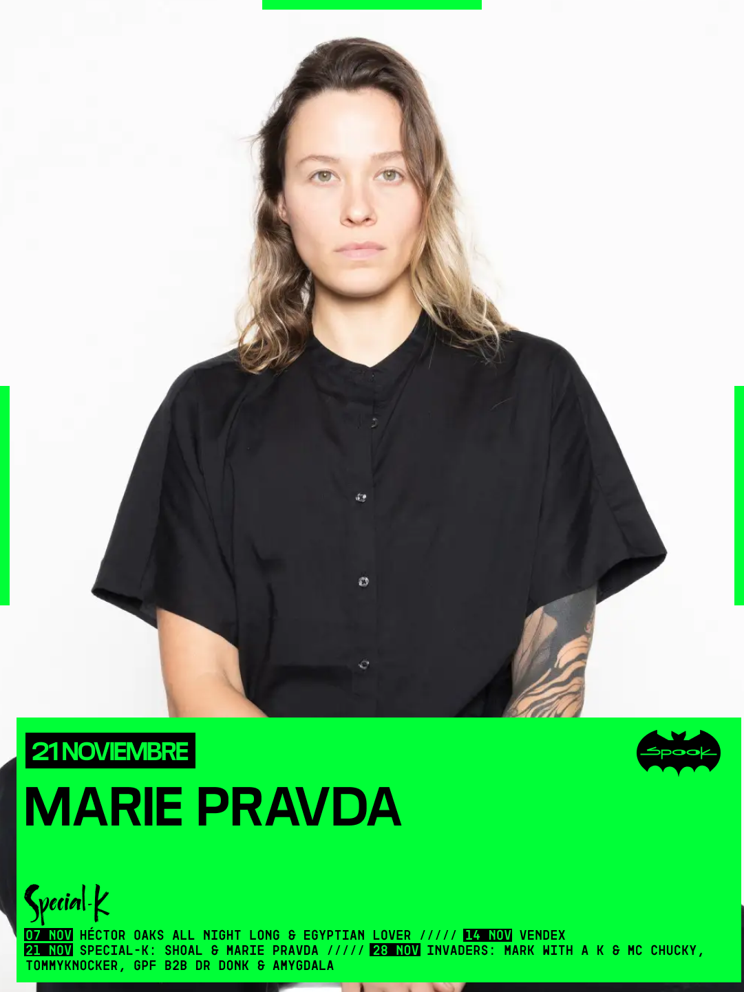 Special-K with Shoal, Marie Pravda (guest list in bio)