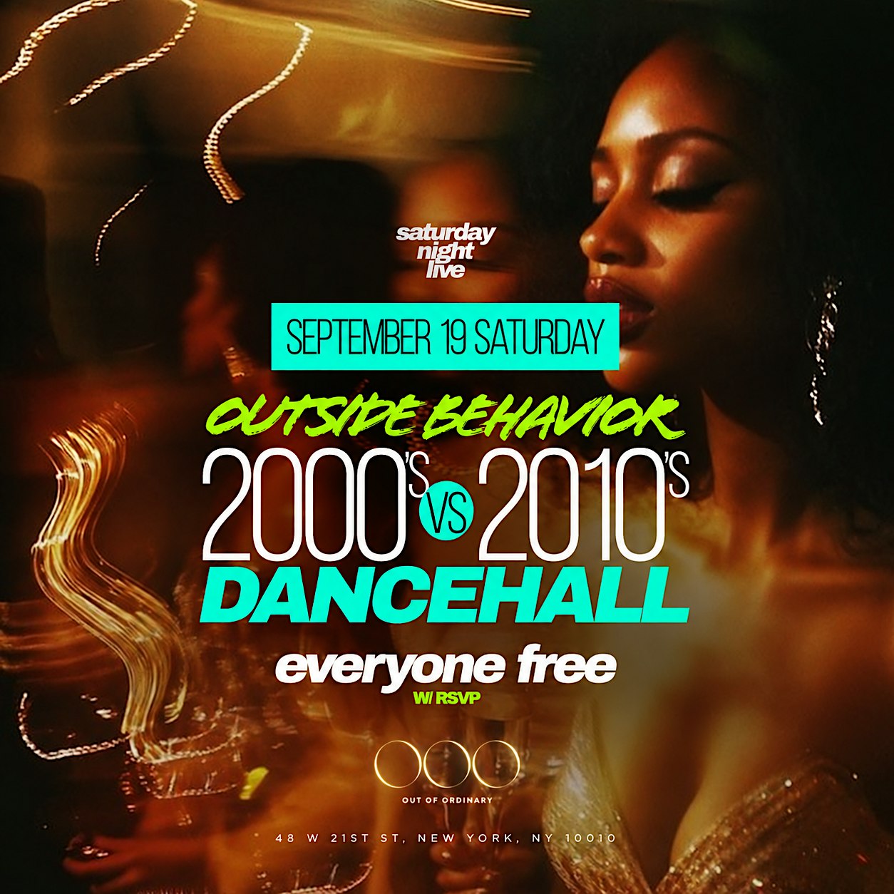 NYC Saturday Night Live Party OOO Hip hop RNB Soca Reggae Birthdays