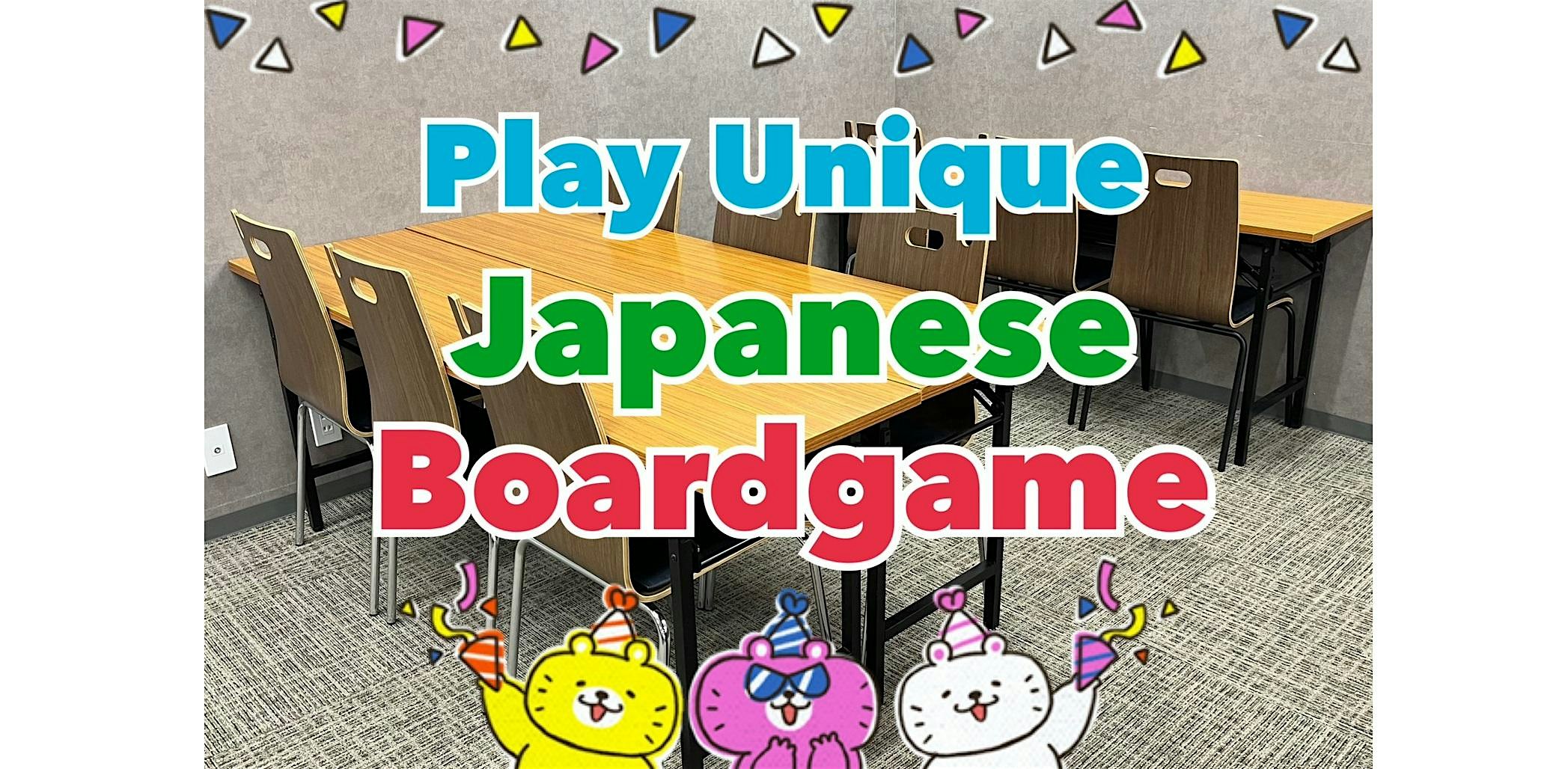 Play Cute ＆ Unique Japanese Board Games Experience in English