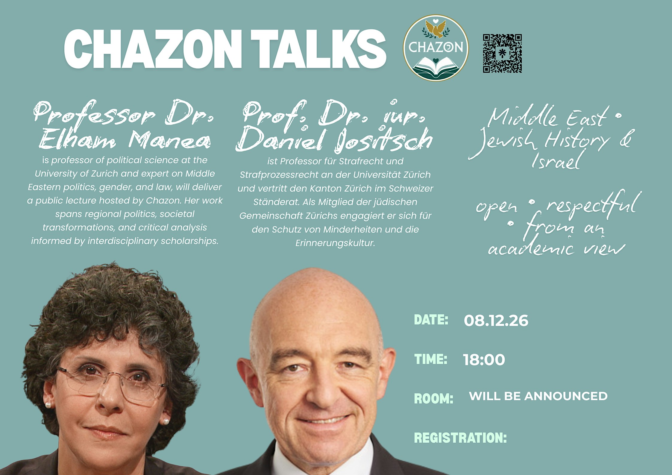 Chazon Talks