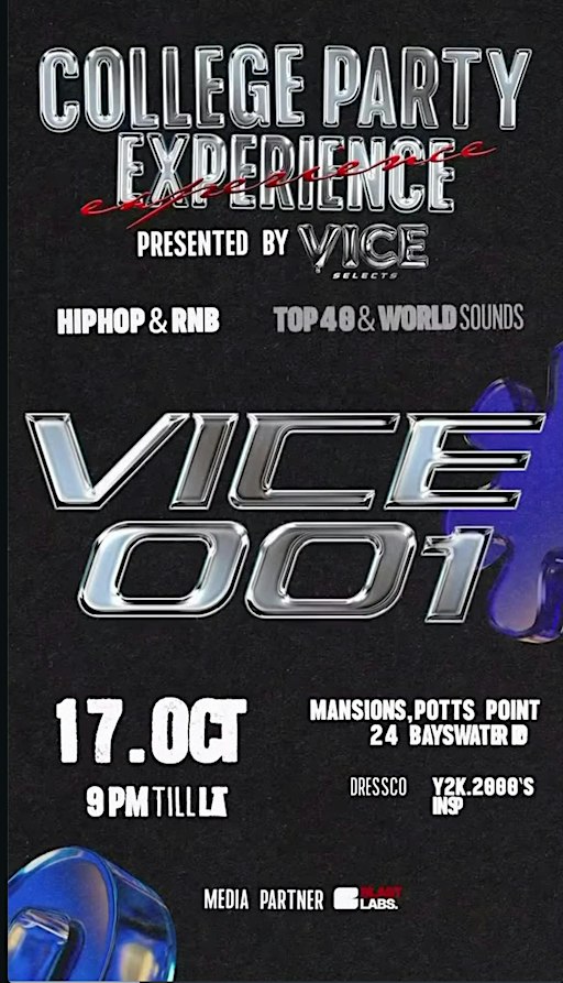 VICE.SELECTS PRESENTS: VICE 001