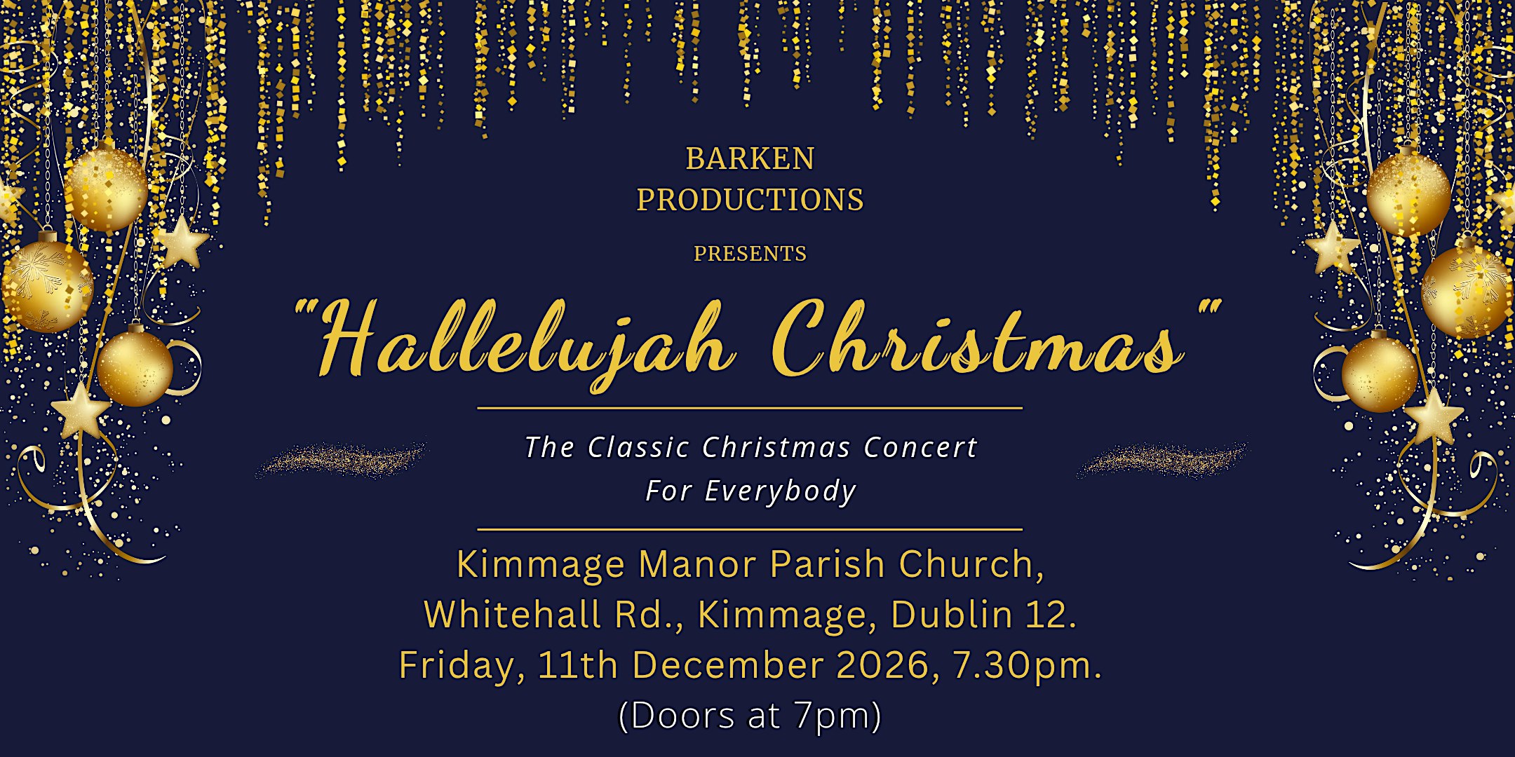 Hallelujah Christmas - Kimmage Manor Concert