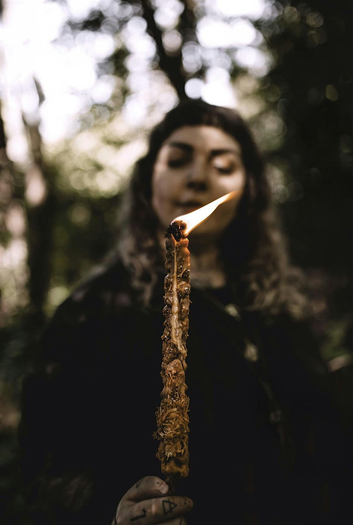 Samhain Hag Torch Crafting