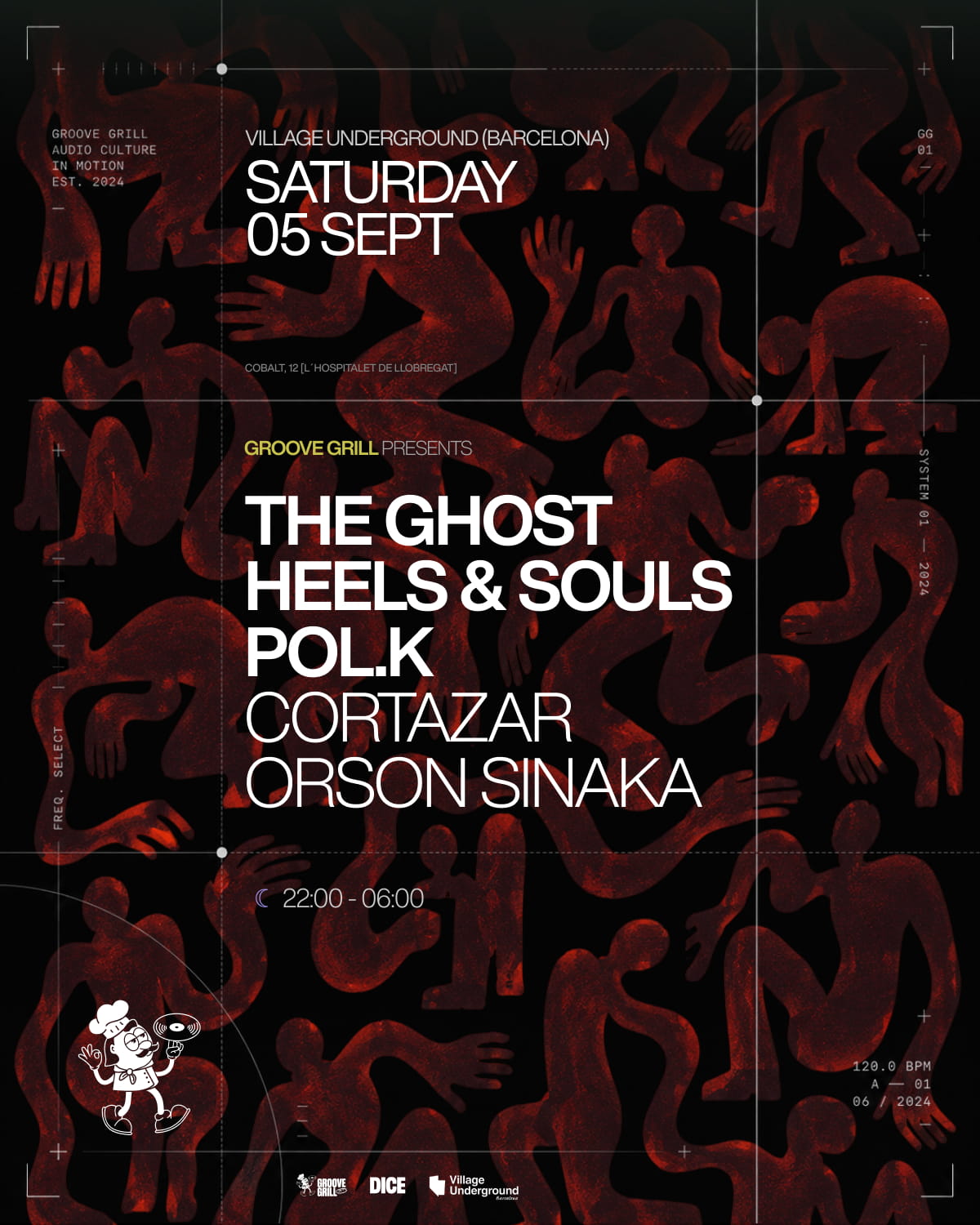 The Ghost + Heels&Souls + PolK (Groove Grill)