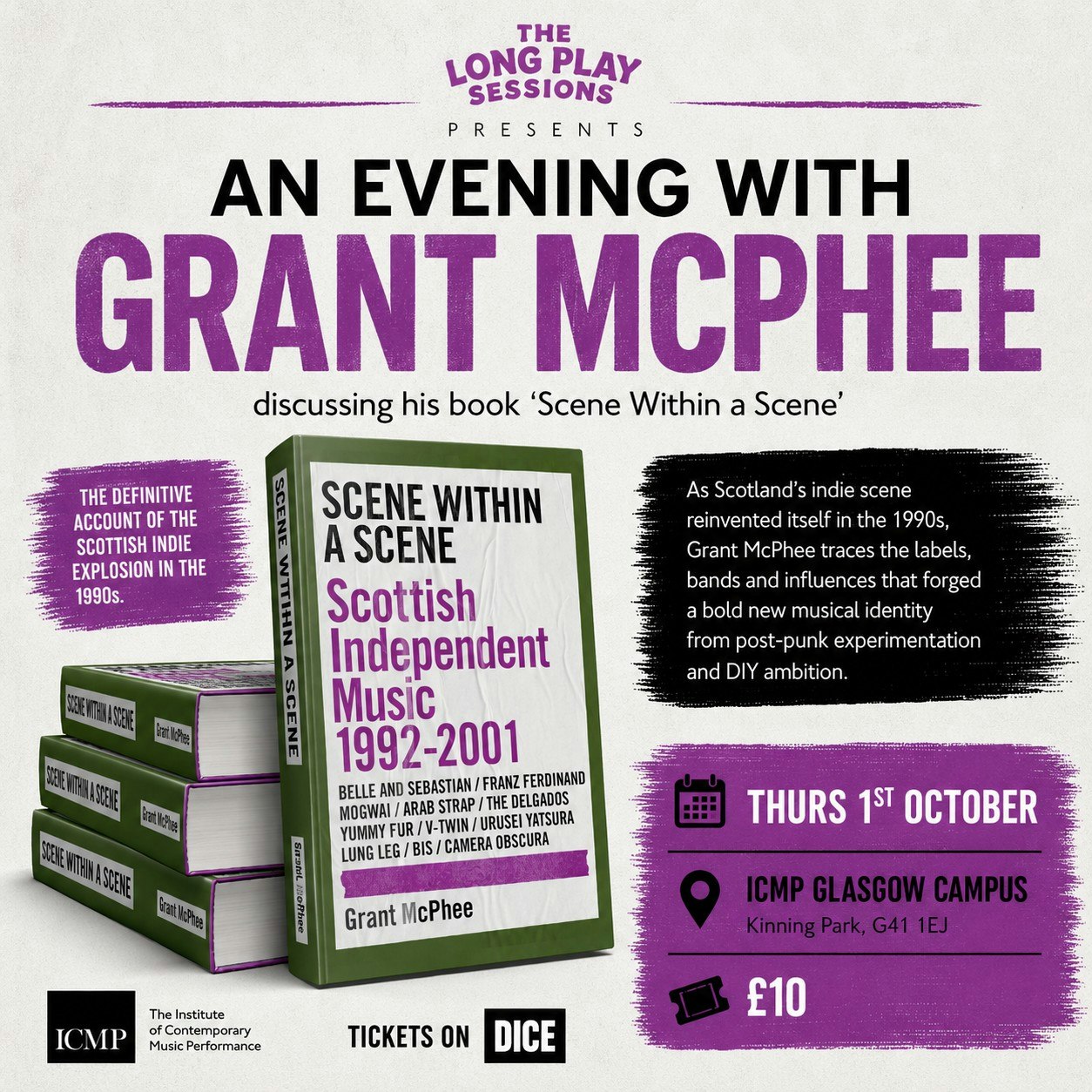 Grant McPhee: In Conversation and Book Signing with special guest Aidan Moffat from Arab Strap