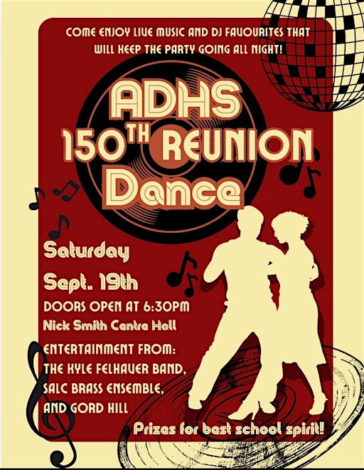 ADHS 150 Anniversary Alumni Dance