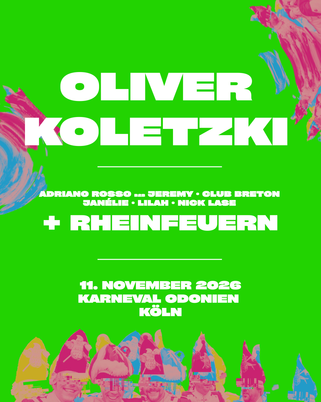 18h Outdoor&Indoor Rave I Oliver Koletzki, Rheinfeuern uvm