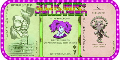 Joker Boston Halloween Party Cruise
