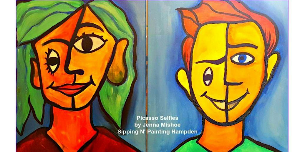 Paint Your Partner like Picasso  Sunday,   Nov 1st  5:30pm $35