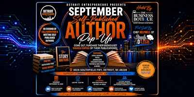 September Self-Published Author Pop-Up