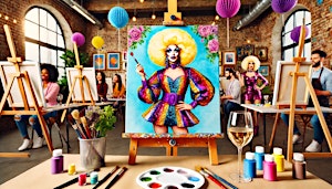 Drag Queen Sip and Paint Atlanta The Drag Queen Paint experience