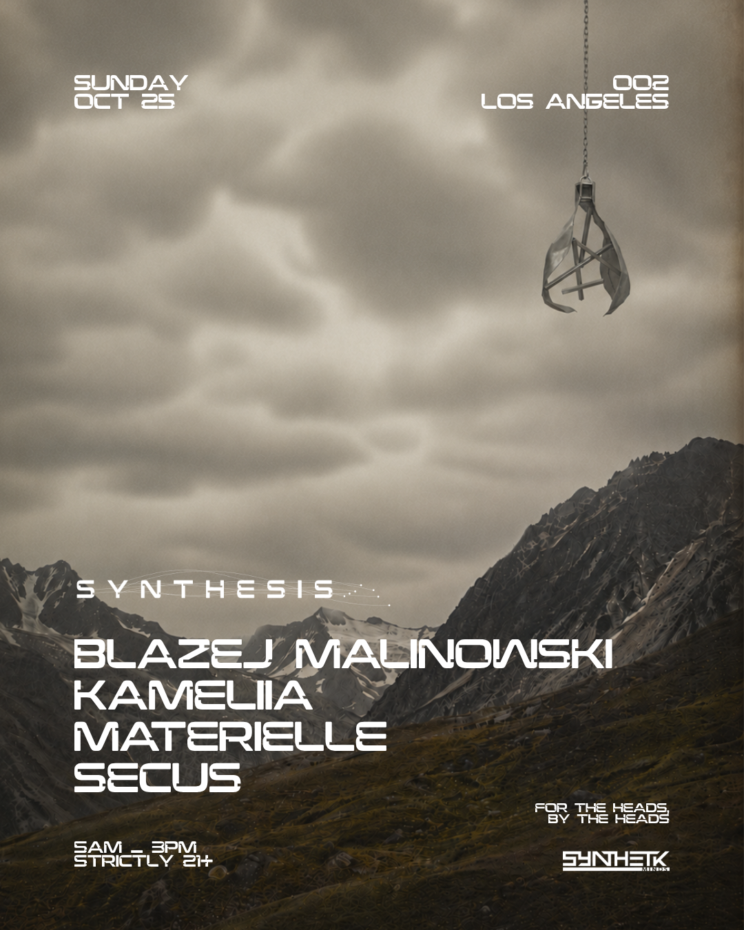 SYNTHESIS 002: Blazej Malinowski, Kameliia, Materielle, & Secus
