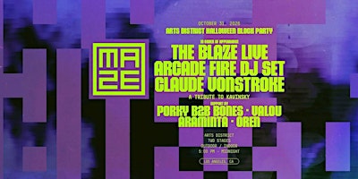 The Blaze + Arcade Fire + Claude VonStroke [Halloween Block Party]
