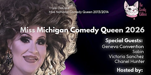 The Premier Of Miss Michigan Comedy Queen On 9/13/26 at Five15 In Royal Oak