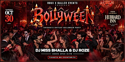 BOLLYWEEN | CHICAGO'S HOTTEST BOLLYWOOD-HALLOWEEN PARTY | FRI OCT 30