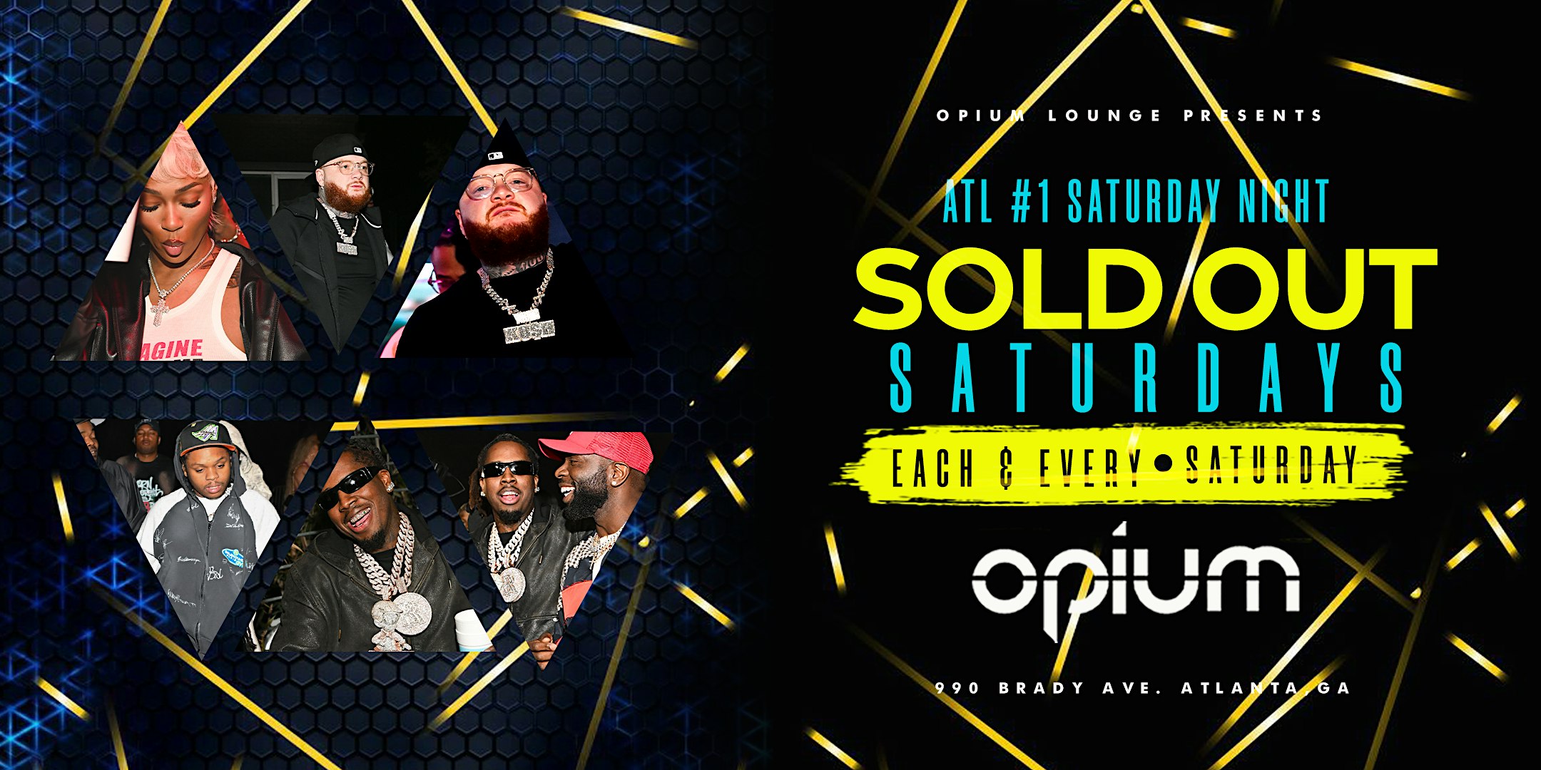 # 1 PARTY IN THE CITY | OPIUM SATURDAYS