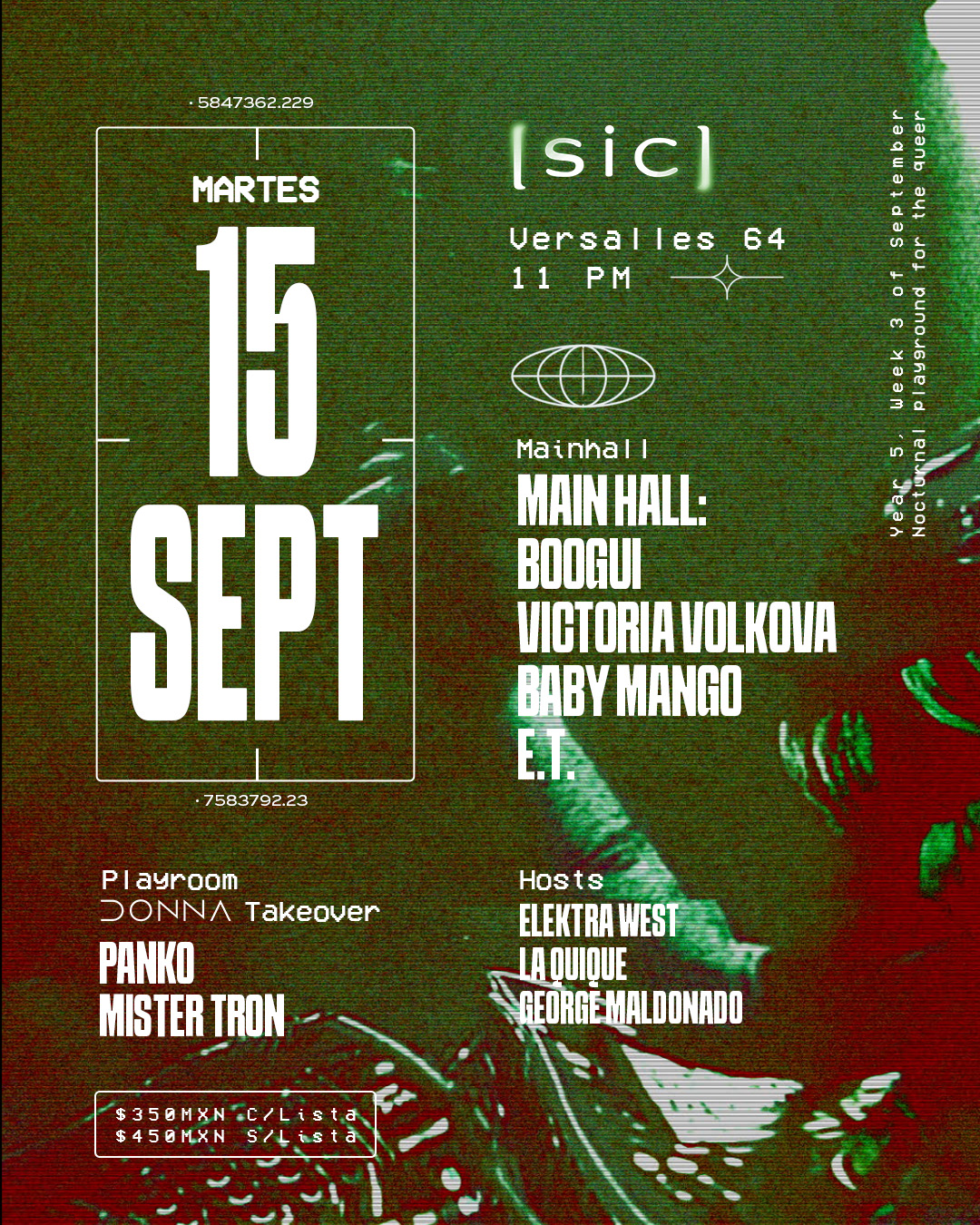 [sic]: 15 de septiembre