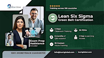 Lean Six Sigma Green Belt In-Person Training in Boston, MA