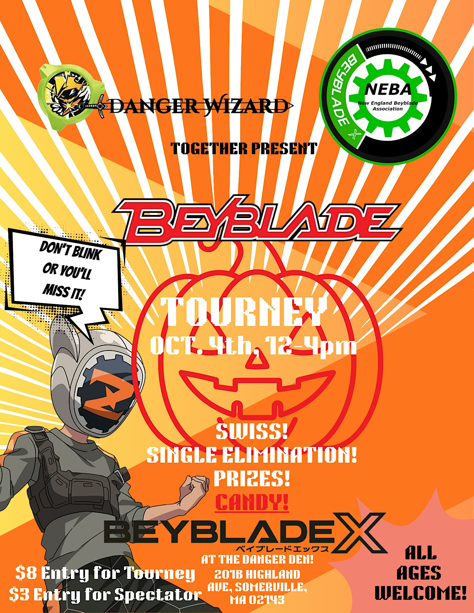 Danger Wizard’s Beyblade Tournament!
