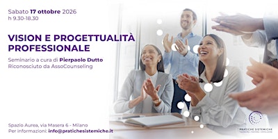 VISION E PROGETTUALITA’ PROFESSIONALE