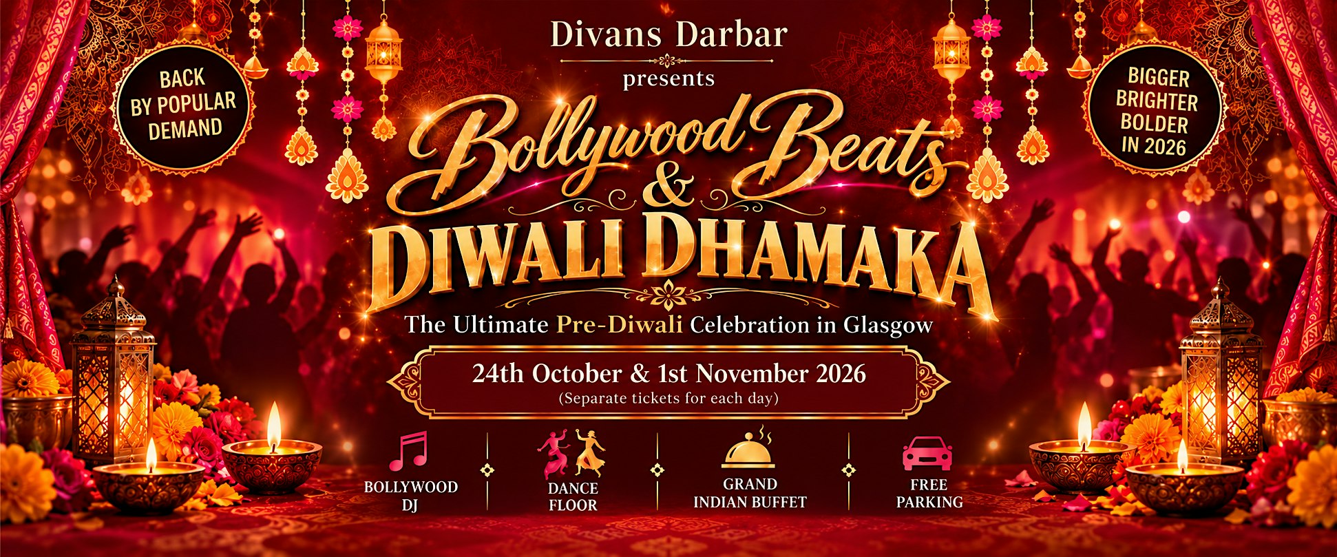 Bollywood Beats & Diwali Dhamaka at Divans Darbar Indian Restaurant