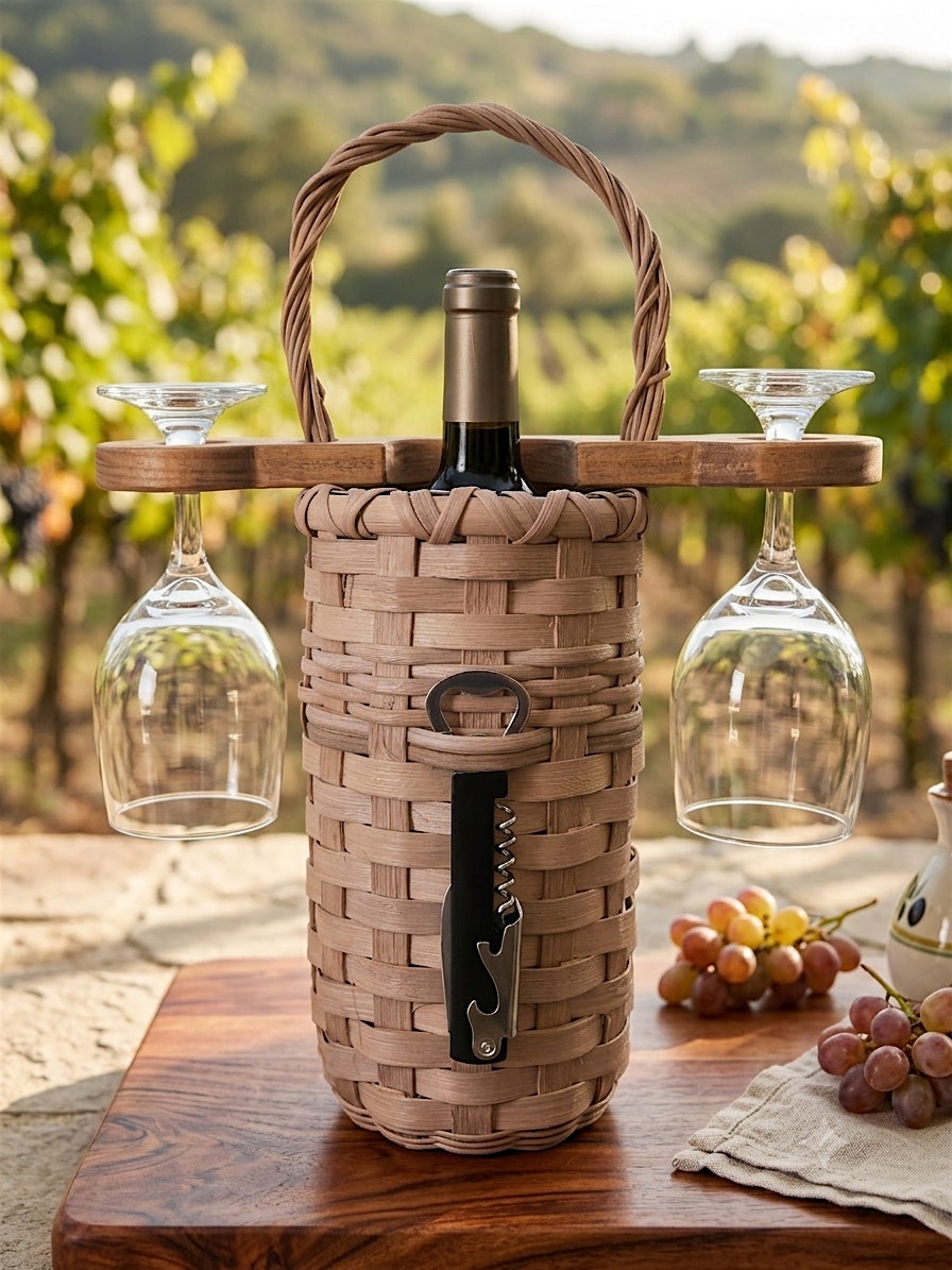 Weave & Wine: A Basket Weaving Workshop