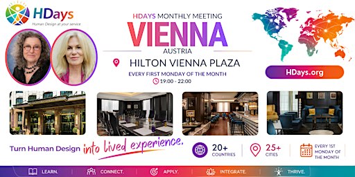 HDays Monthly Meeting in Vienna at Hilton Vienna Plaza