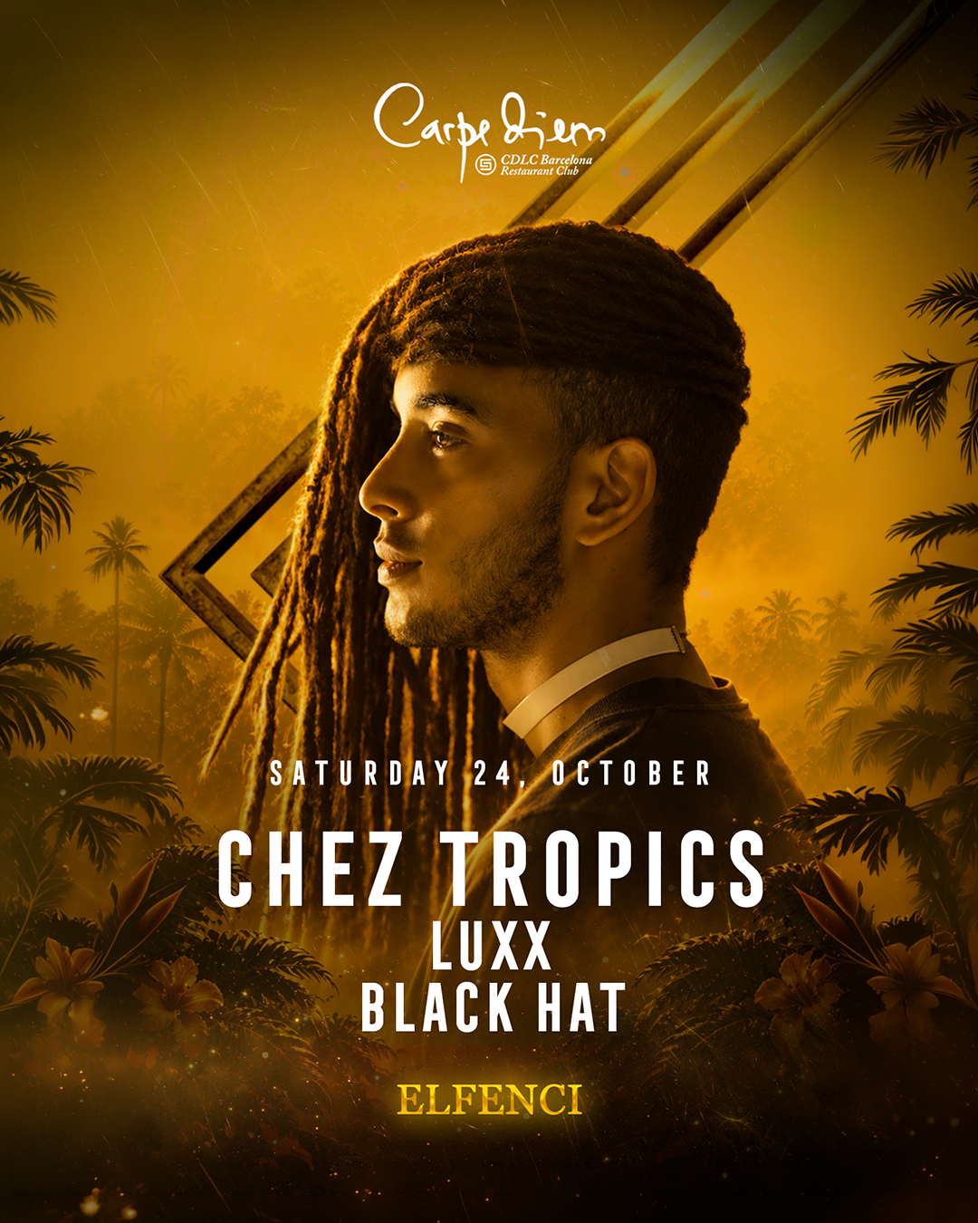 ELFENCI W. Chez Tropics , the artist singer-songwriter
