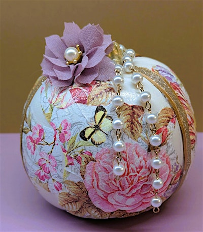 Decoupage Pumpkin Workshop