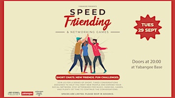 Speed Friending & Networking Games Night