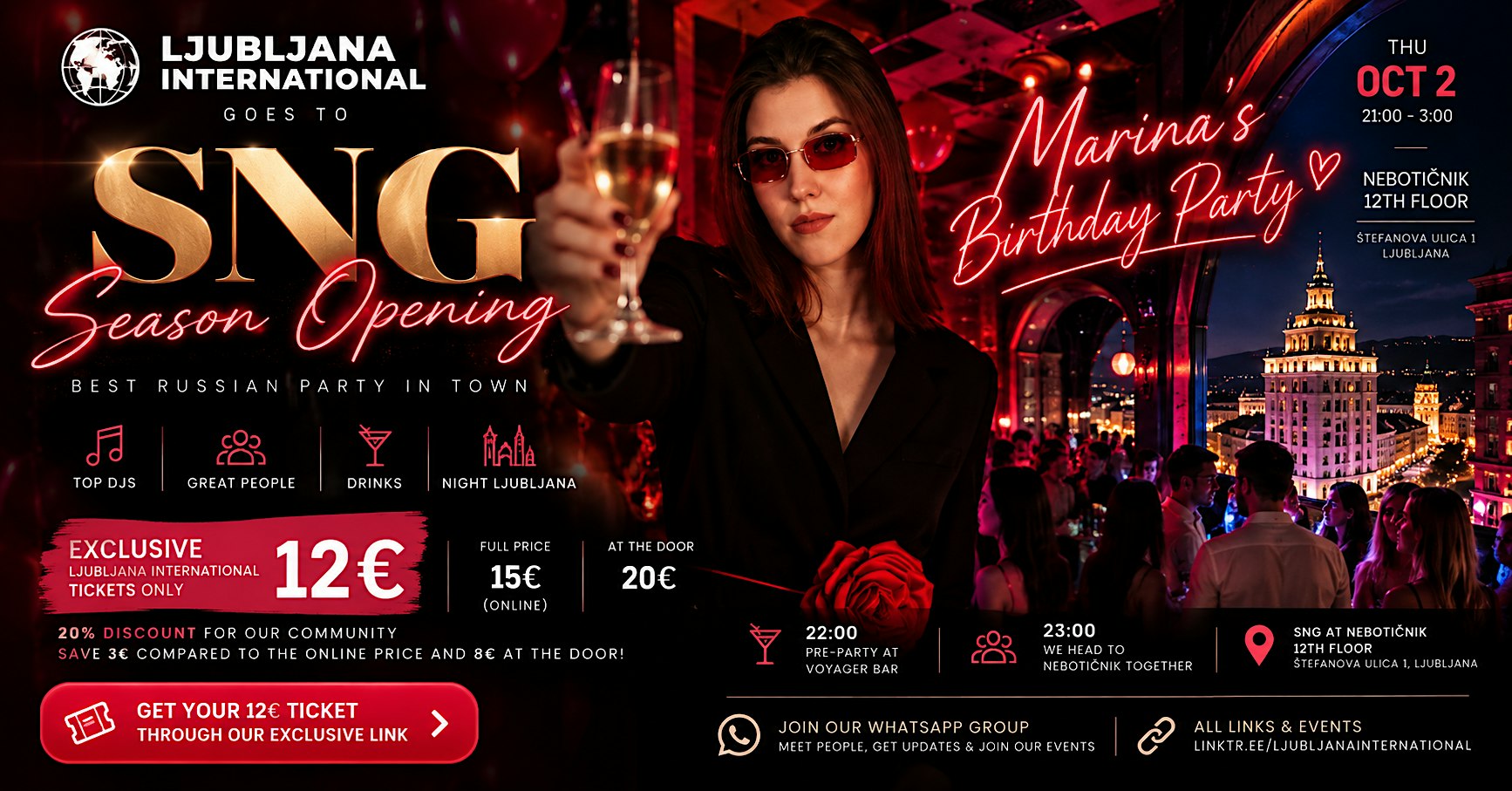 ❤️ MARINA'S BIRTHDAY x SNG SEASON OPENING!