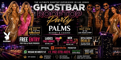 GHOSTBAR ROOFTOP PARTY AT PALMS