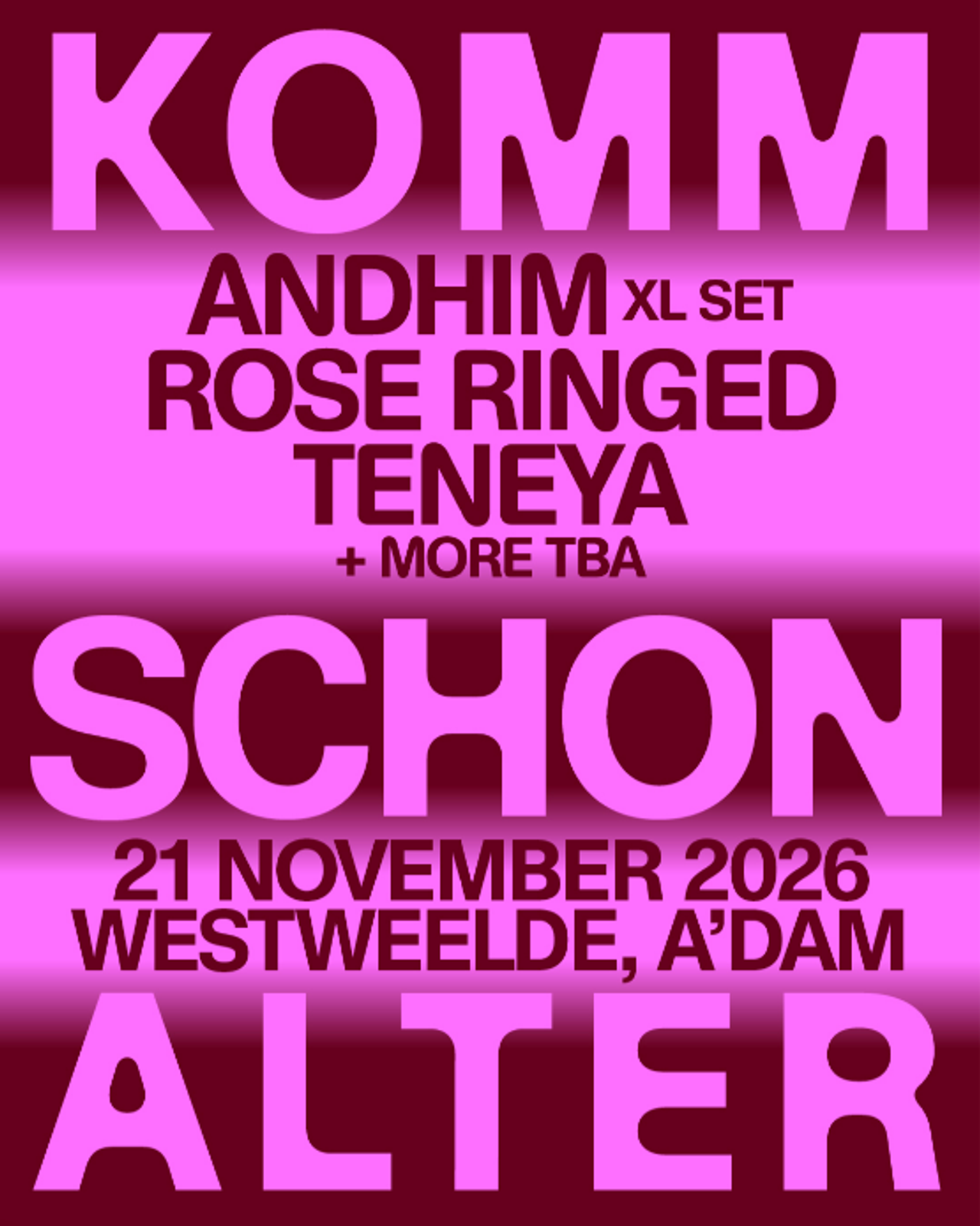 Komm Schon Alter - Andhim XL set