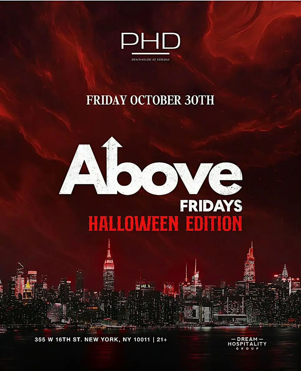 Above Fridays: Halloween Party @ PHD Downtown Rooftop - Friday 10/30